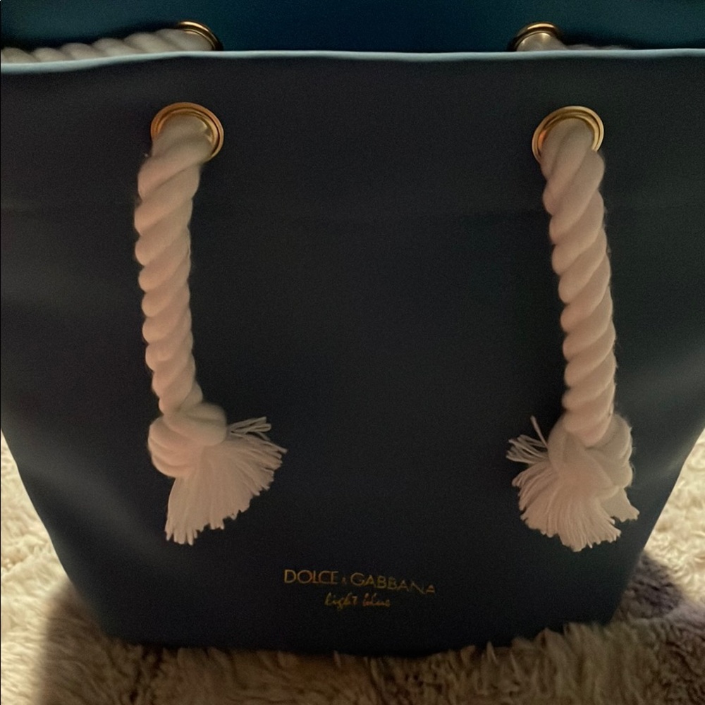 Dolce & Gabbana Blue Tote Bag